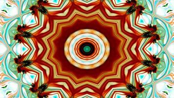 Abstract Colorful Symmetric Kaleidoscope photo