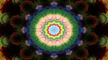 Abstract Colorful Symmetric Kaleidoscope photo