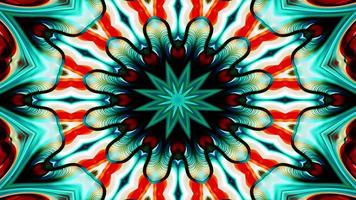 Abstract Colorful Symmetric Kaleidoscope photo