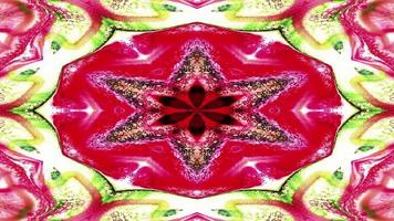 Abstract Colorful Symmetric Kaleidoscope photo