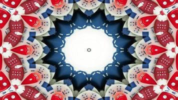 Gambling Dices and Chips Kaleidoscope photo