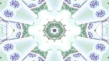 Abstract Money Kaleidoscope photo