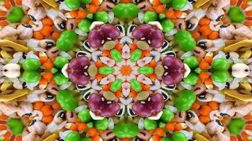 Vegetable Food Kaleidoscope photo