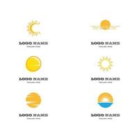 Sun Vector illustration Icon Logo Template design