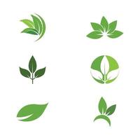 Leaf icon Vector Illustration design Logo template