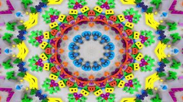 Numbers and Letters Kaleidoscope photo