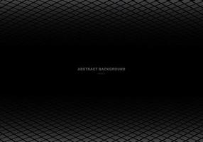 Abstract template gray square pattern perspective black background vector