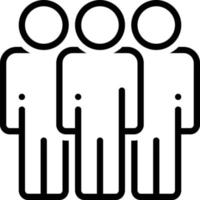 Line icon for accompaniment vector