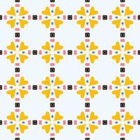 Abstract pattern  geometric heart yellow gradient Vector illustration