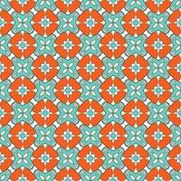 Abstract Pattern hexagon style retro Vector illustration