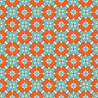 Abstract Pattern hexagon style retro Vector illustration