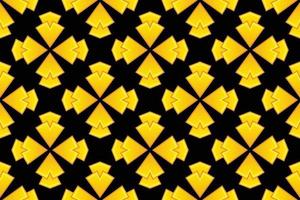 Pattern Abstract Flower golden gradient vector illustration