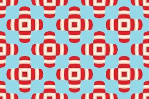 Abstract pattern christmas style red white gradient Vector