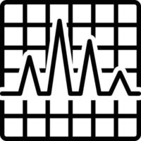 Line icon for chromatography vector