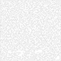 Maze Game and Labyrinth in square background vector