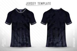 camiseta deportiva y plantilla de camiseta maqueta de vector de diseño de camiseta deportiva.