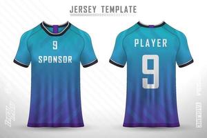 Sports jersey and t-shirt template sports jersey design vector mockup.