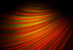 Dark Orange vector background with bent lines.