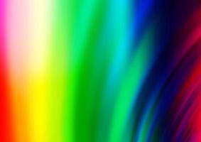 Light Multicolor, Rainbow vector backdrop with bent lines.