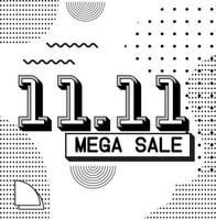 Minimal Geometric dotted halftone style Design Square vector