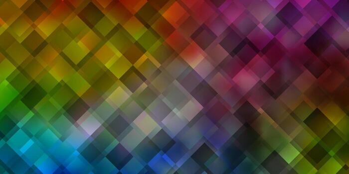 Light Multicolor vector pattern in square style.