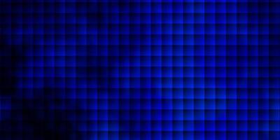 Dark BLUE vector background with rectangles.