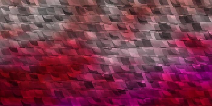 Telón de fondo de vector rosa claro con líneas, triángulos.