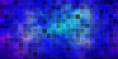 Dark Pink, Blue vector background with rectangles.