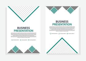 business cover design template. flyer design template. vector