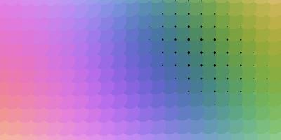 Light Multicolor vector texture with circles.