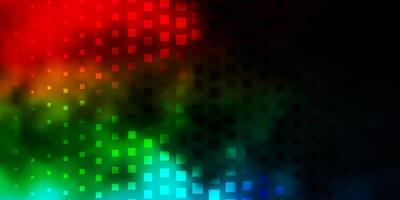 Dark Multicolor vector background in polygonal style.