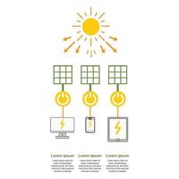 solar panel illustration design. eco friendly living illustration vector