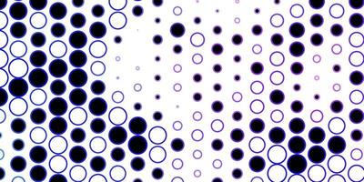 Dark Pink, Blue vector template with circles.