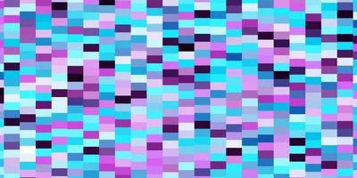 Light Pink, Blue vector texture in rectangular style.