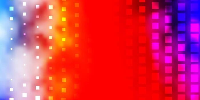 Light Multicolor vector pattern in square style.