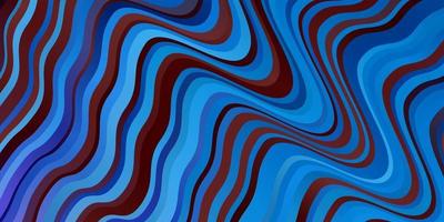 Light Pink, Blue vector backdrop with bent lines.