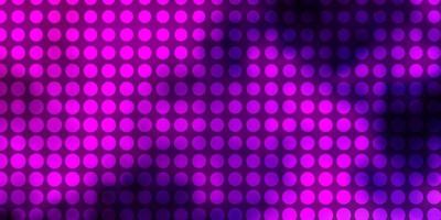 Light Purple, Pink vector pattern with circles.