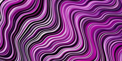 Light Purple vector background with bent lines.