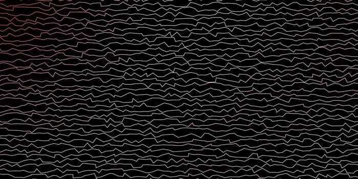 Dark Red vector template with curved lines.