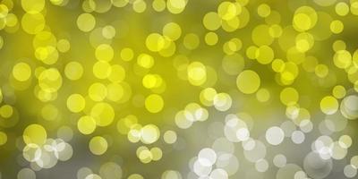 Light Yellow vector layout with circle shapes.