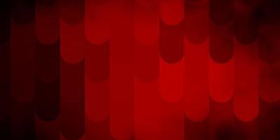 Dark Red vector background with lines.