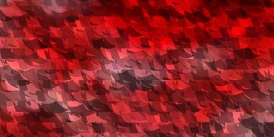 Dark Red vector backdrop with lines, triangles.