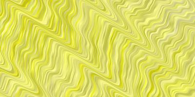 Light Yellow vector pattern with lines.