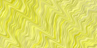 Light Yellow vector pattern with lines.