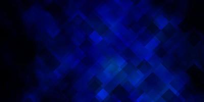 Dark BLUE vector pattern in square style.