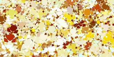 Light Blue, Yellow vector texture with random triangles.