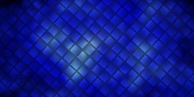 Dark BLUE vector background with rectangles.