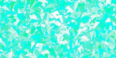 Light green vector texture with random triangles.