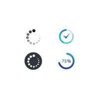 Loading bar icon vector