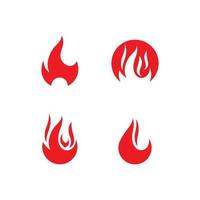 Fire flame illustration vector